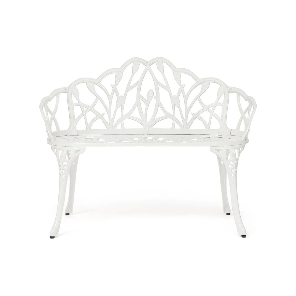Скамья Tetchair Secret De Maison Strauss (Штраус) алюминиевый сплав, 99хх56x76см, butter white 11381