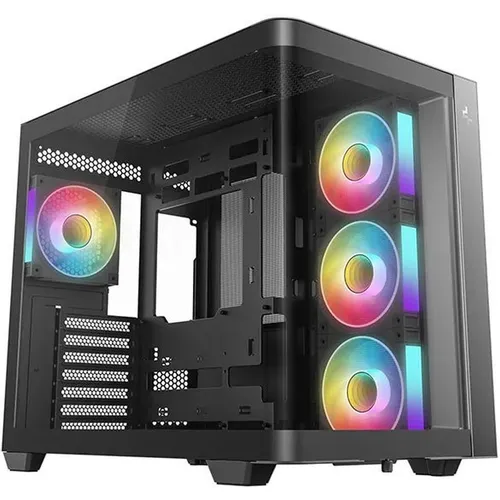 Корпус ATX DeepCool CG530U 4F, Midi-Tower, без БП, черный [r-cg530u-bkaga4-g]