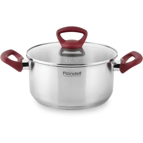 Кастрюля 4.8л Rondell Heidi RDS-1114, нержавеющая сталь, с крышкой