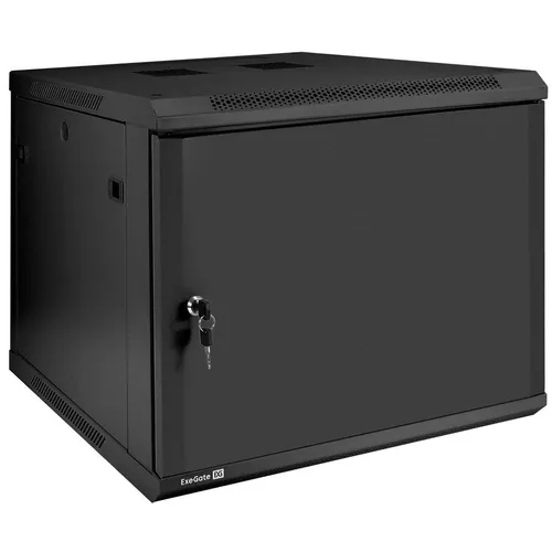 Шкаф коммутационный EXEGATE EC-WM-9U.600 EX298620RUS настенный, металлическая передняя дверь, 9U, 600x500x600 мм