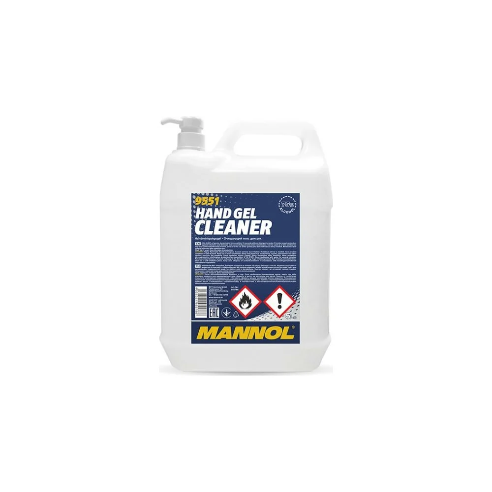 Гель для очистки рук MANNOL HAND GEL CLEANER 9551