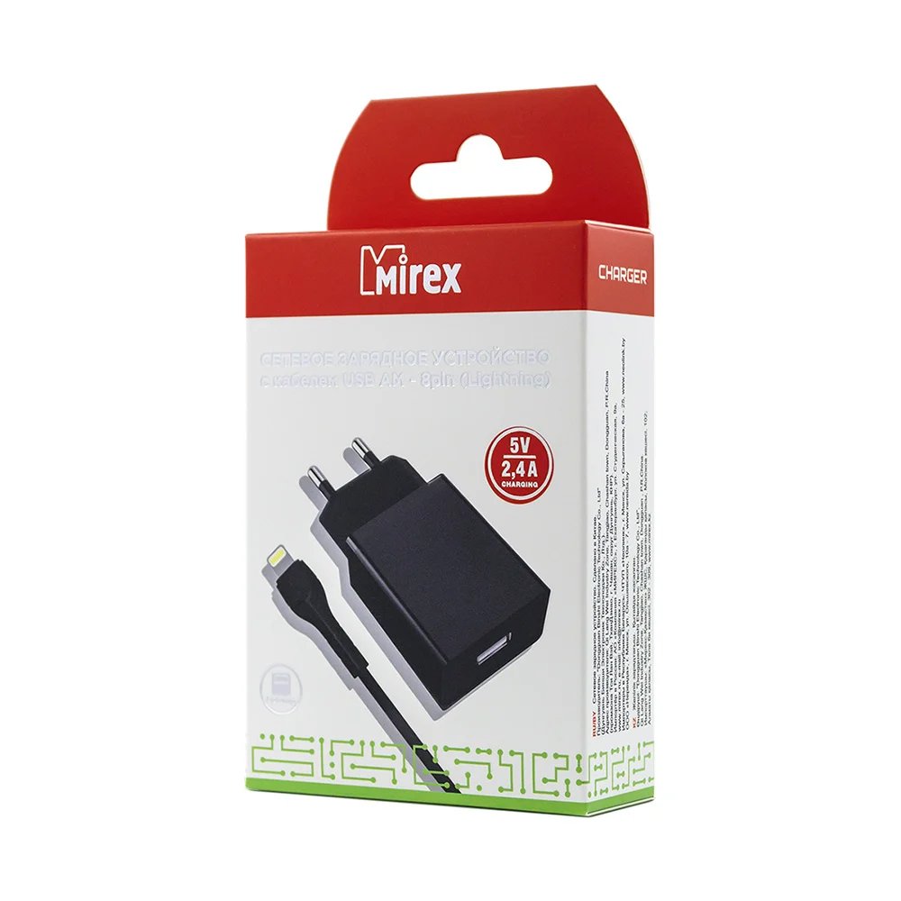 Сетевое зарядное устройство Mirex 13701-U16iBK