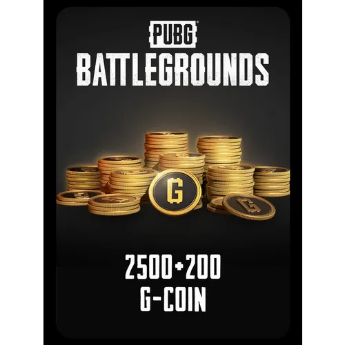 Пополнение игровой валюты KRAFTON PUBG: Battlegrounds - 2500 + 200 G-Coin, регион: Россия, Весь мир