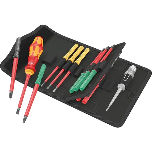 Отвертка с насадками WERA Kraftform Kompakt VDE 16 Universal 1 Tool Finder, 16 предметов [we-006607]