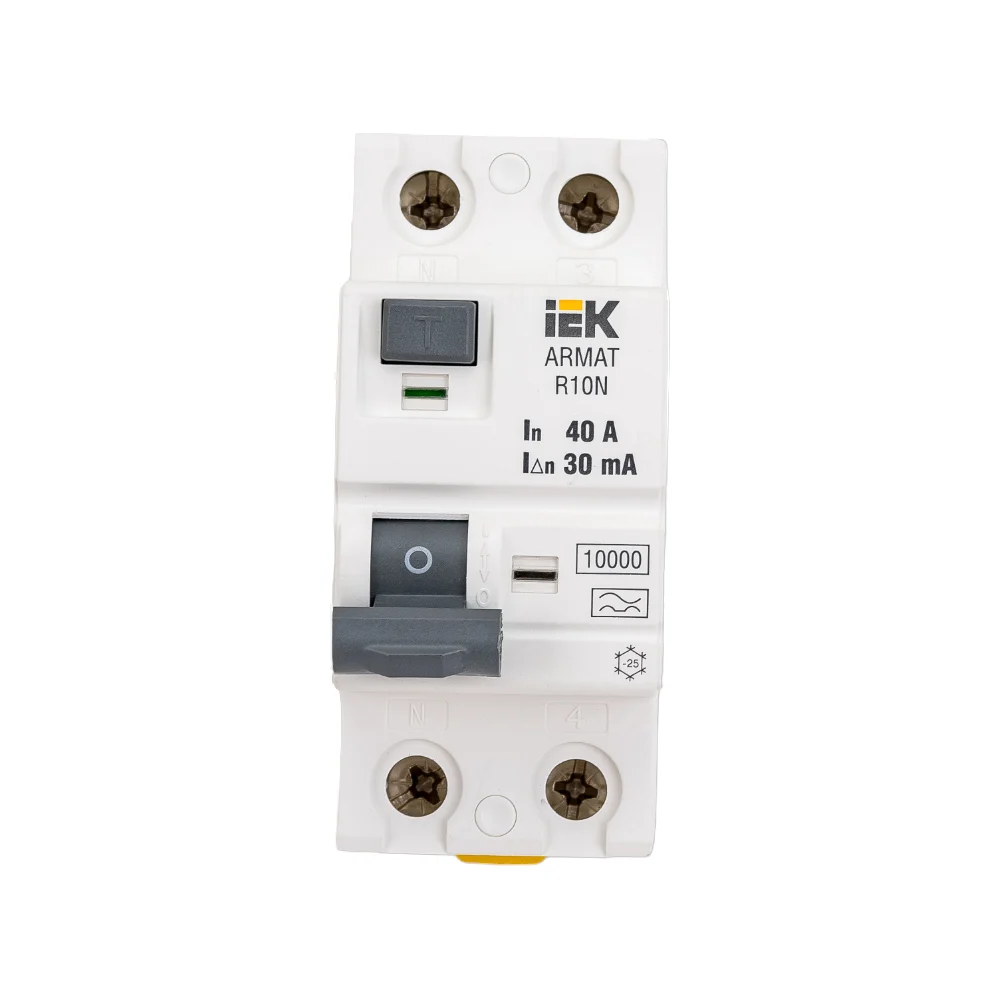 Выключатель дифференциального тока IEK ARMAT R10N AR-R10N-2-040A030
