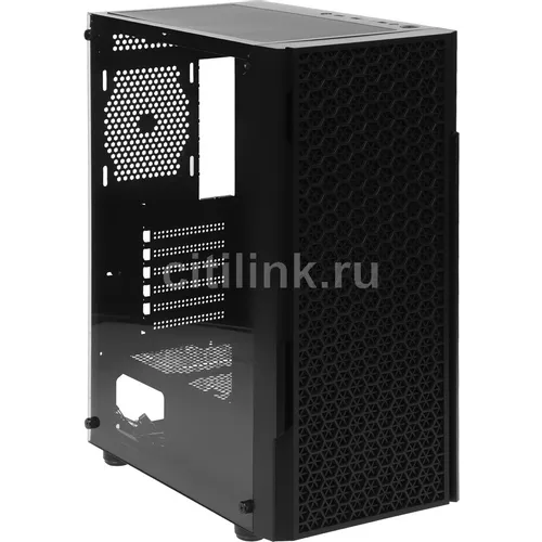 Корпус ATX Accord ACC-3312, Midi-Tower, без БП, черный