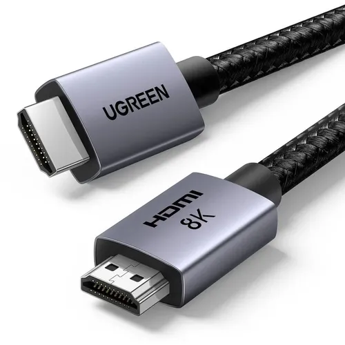 Кабель аудио-видео UGREEN HD171, HDMI (m) - HDMI (m), ver 2.1, 2м, черный [25910]