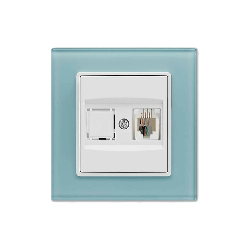 Телефонная розетка Vesta Electric Exclusive Blue FRZMT040001SIN