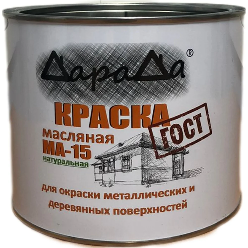 Масляная краска ДараДа МА-15 DMA15W18