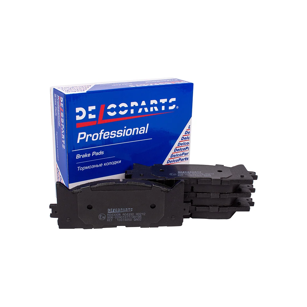 Передние колодки тормозные Delcoparts 19374050