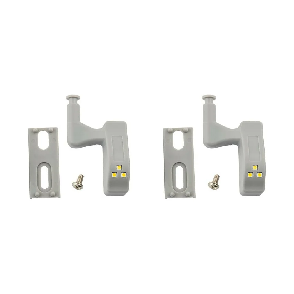 Светодиодный светильник-пушлайт на петлю в кухонный шкаф Uniel ULK-C02 23A GREY SET2 UL-00008933