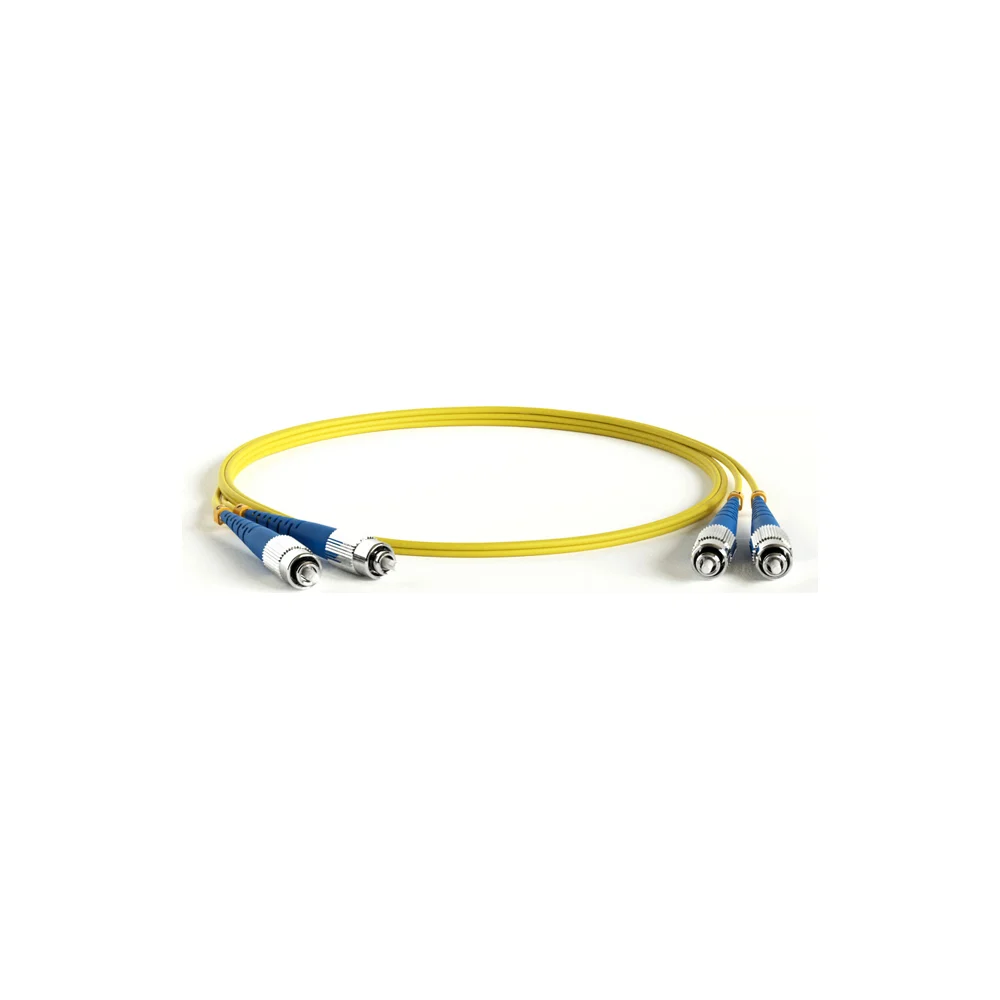 Волоконно-оптический патч-корд Hyperline FC-D2-9-FC/UR-FC/UR-H-1M-LSZH-YL 238581