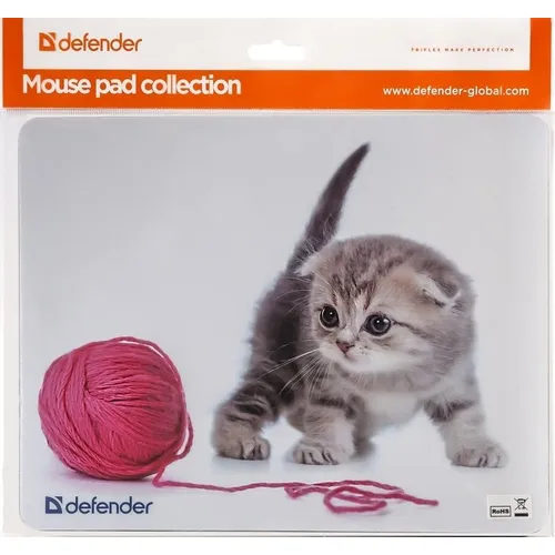 Коврик для мыши Defender Silk (S) рисунок, шелк, 230х190х1.6мм [50706]