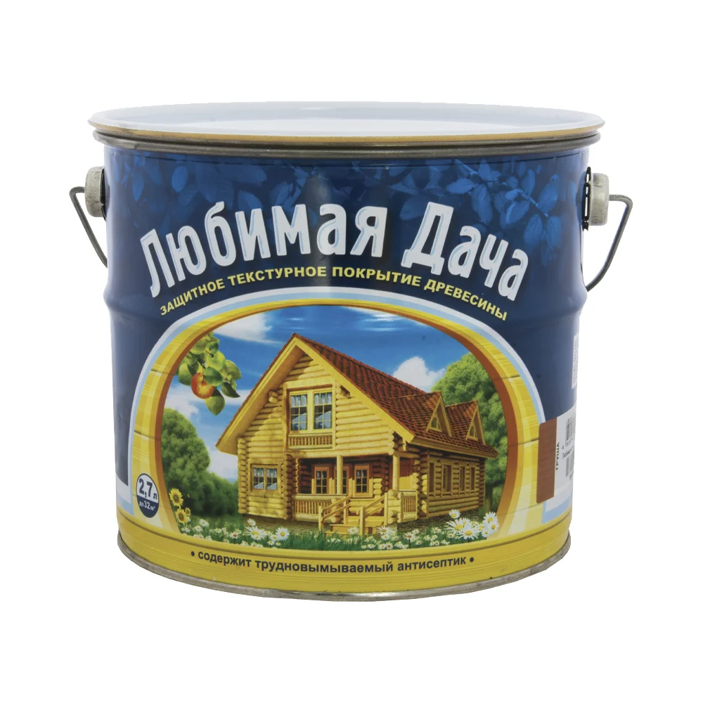 Защитно-декоративное покрытие для древесины ЛЮБИМАЯ ДАЧА Любимая Дача 35277