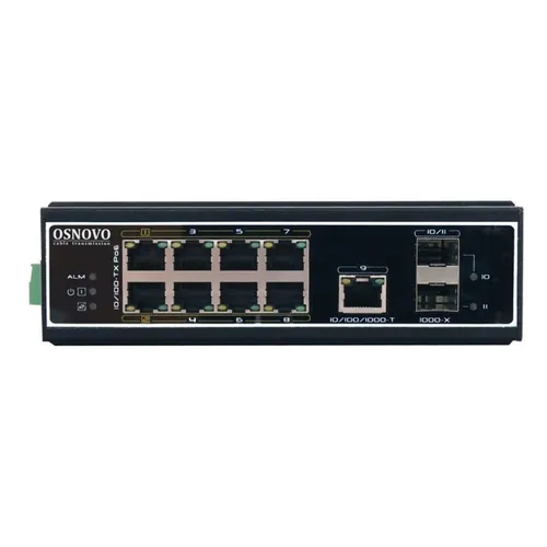 Коммутатор OSNOVO SW-60812/I, неуправляемый