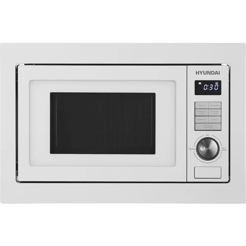 Встраиваемая микроволновая печь Hyundai HBW 2544 WG, 25л, 900Вт, белый