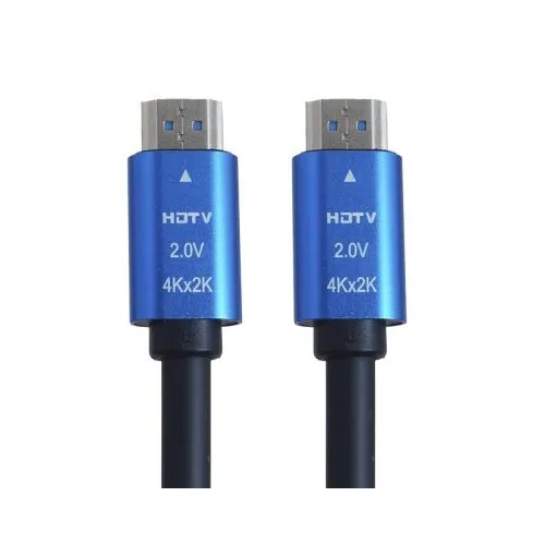 Кабель аудио-видео PREMIER 11238, HDMI (m) - HDMI (m), ver 2.0, 15м, GOLD, черный