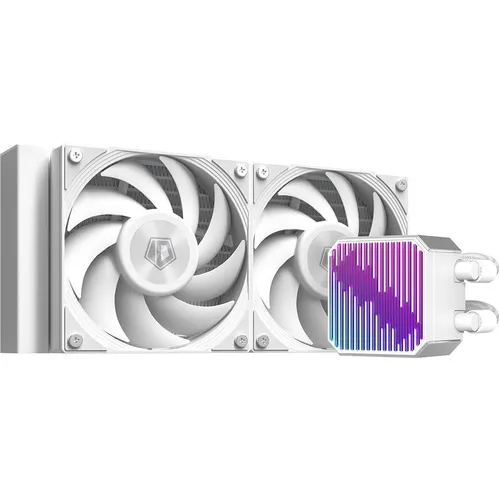 Система водяного охлаждения ID-COOLING DX240 Max, 4-pin, ARGB, 120мм, белый, retail [dx240 max white]
