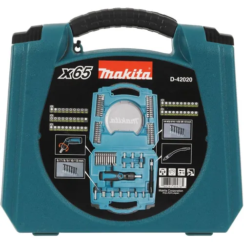 Набор инструментов Makita D-42020, 65 предметов