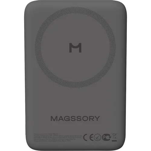 Внешний аккумулятор (Power Bank) MAGSSORY PBN013m, 10000мAч, серый