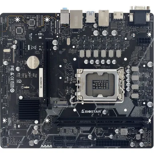 Материнская плата Biostar H610MH D5, Socket LGA 1700, Intel H610, mATX, Ret