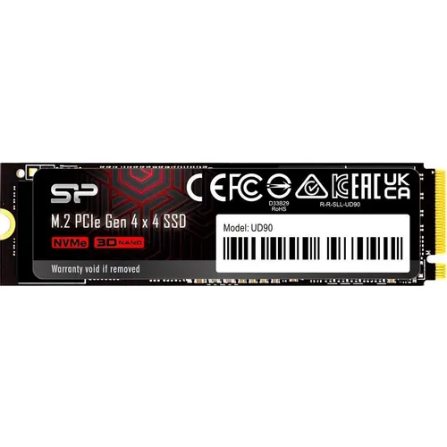 SSD накопитель Silicon Power M-Series UD90 SP01KGBP44UD9005 1ТБ, M.2 2280, PCIe 4.0 x4, NVMe, M.2