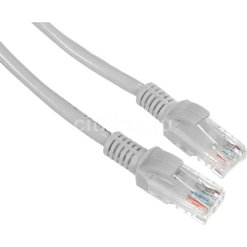 Патч-корд PREMIER PP10-1M литой (molded), UTP, кат.5E, 1м, 4 пары, 26AWG, 0.129мм, медь, многожильный, серый