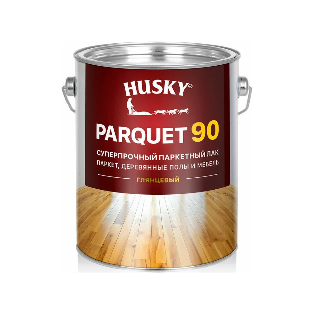 Глянцевый суперпрочный паркетный лак HUSKY 30151