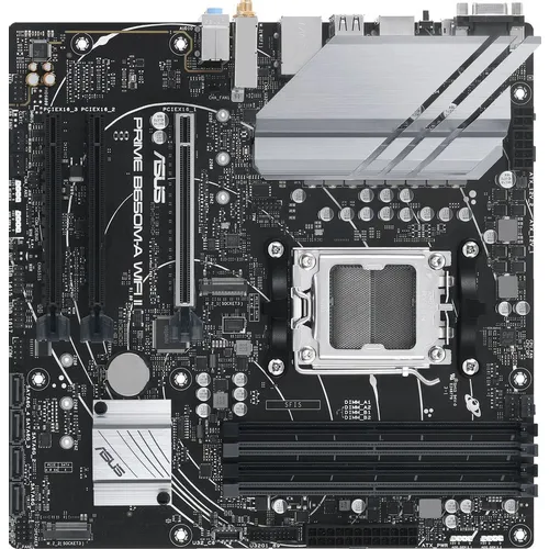 Материнская плата ASUS PRIME B650M-A WIFI II, Socket AM5, AMD B650, mATX, Ret