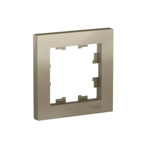 Рамка Schneider Electric ATN000501 (ATN000501) накладная 1шт ABS пластик шампань