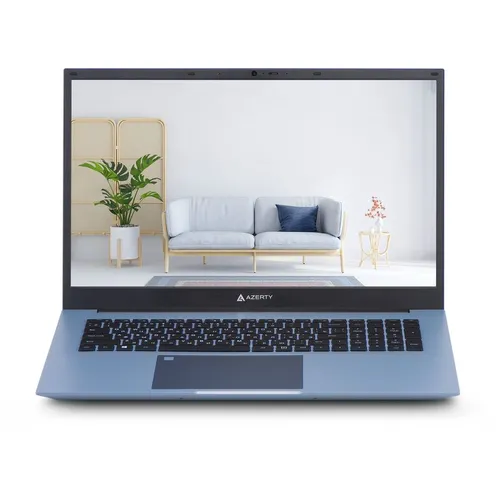 Ноутбук AZERTY Memoir RB-1799, 18.4", IPS, Intel N95 1.7ГГц, 4-ядерный, 16ГБ LPDDR4, 1ТБ SSD, Intel UHD Graphics, Windows 11 Pro, серо-голубой [120-0897]