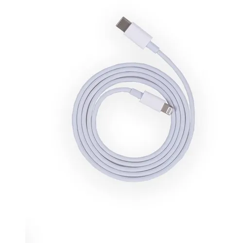 Кабель ZIBELINO Lightning (m) - USB Type-C (m), 2м, 3A, белый [zdap-c-l-20w-2m-wht]