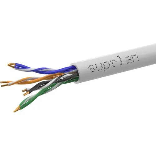 Кабель сетевой информационный SUPRLAN Premium, кат.5E, 305м, серый [01-0307-1]