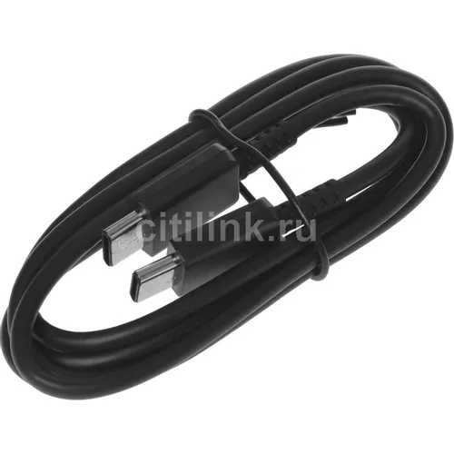 Кабель Samsung EP-DA705BBRGRU, USB Type-C (m) - USB Type-C (m), 1м, 3A, черный