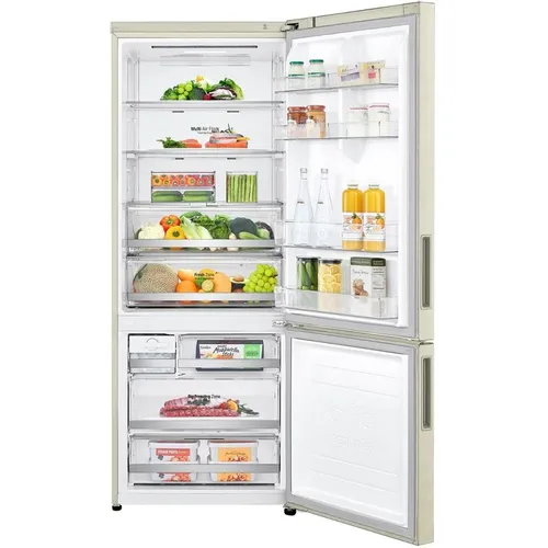 Холодильник двухкамерный LG GC-B569PECM Total No Frost, инверторный, бежевый