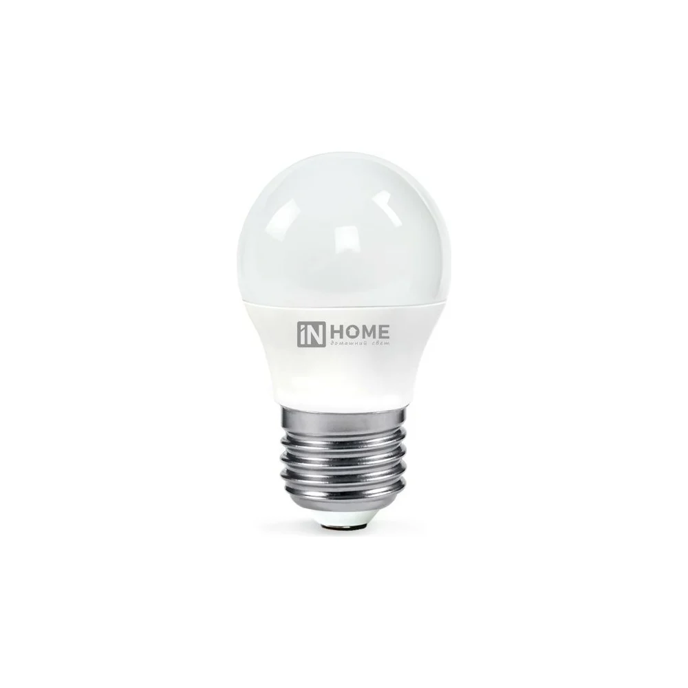 Светодиодная лампа IN HOME LED-ШАР-VC 4690612020617