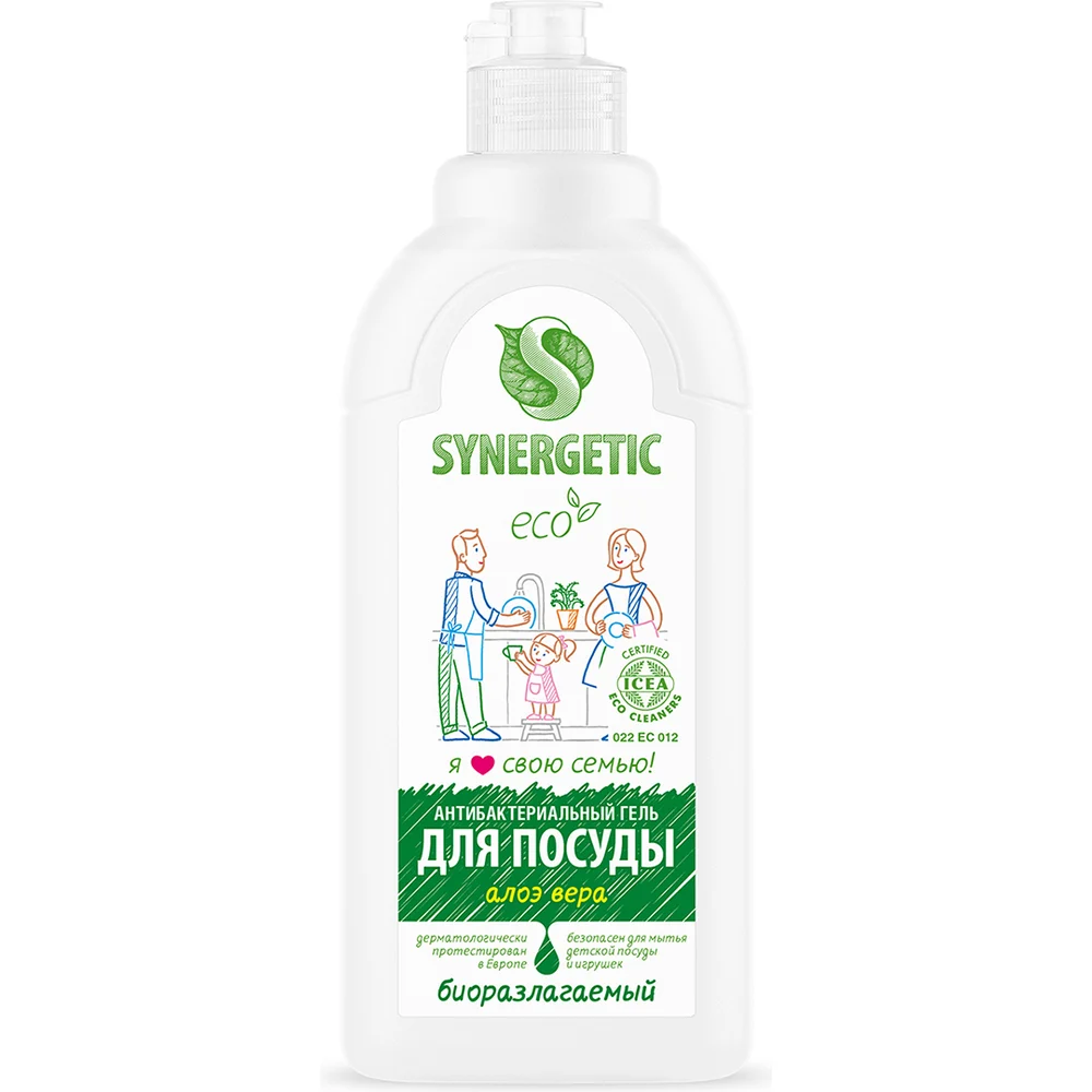 Концентрированное средство для мытья посуды и фруктов SYNERGETIC 103053/14