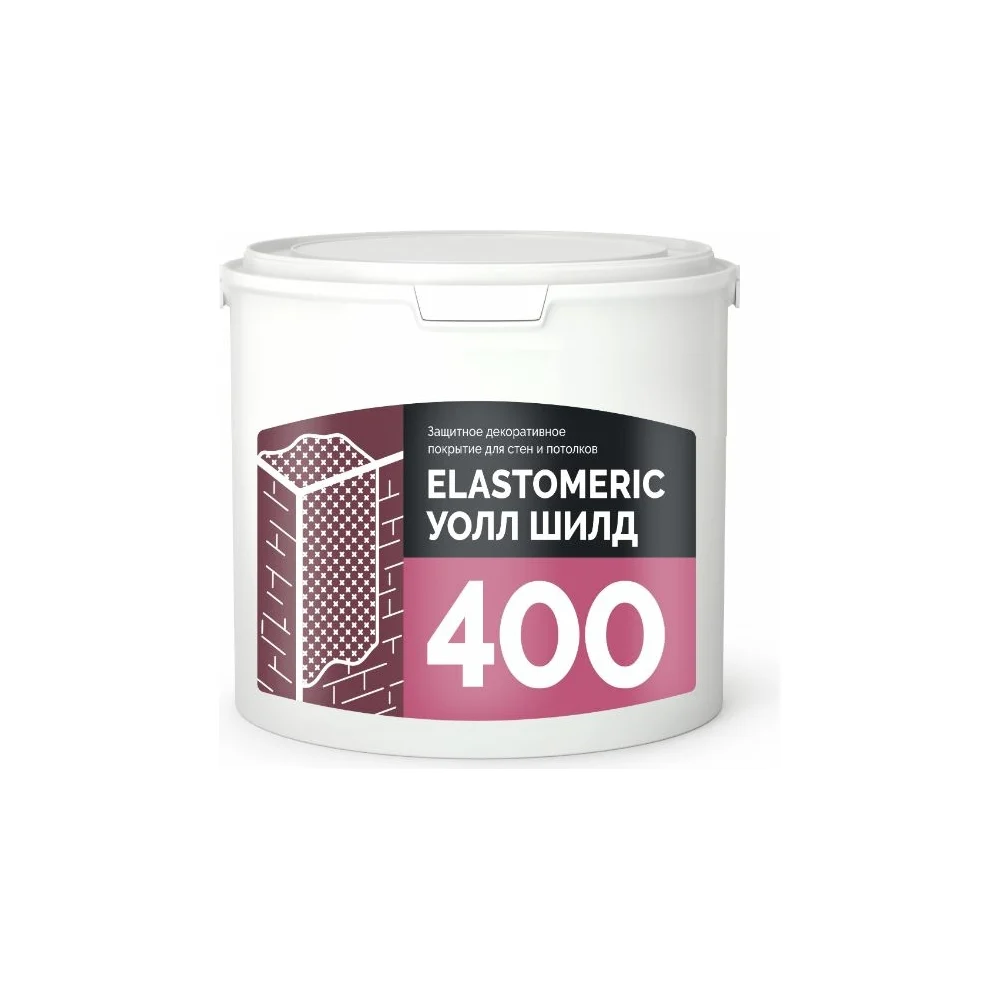 Универсальная эластичная защитная краска Elastomeric Systems 4 400 WALL SHIELD 00402