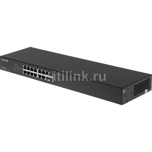 Коммутатор TENDA TEG1016G, неуправляемый