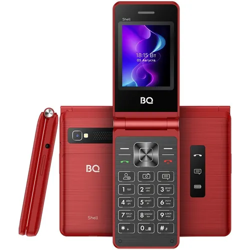Сотовый телефон BQ Shell 2411, красный