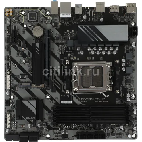 Материнская плата Gigabyte B650M D3HP, Socket AM5, AMD B650, mATX, Ret