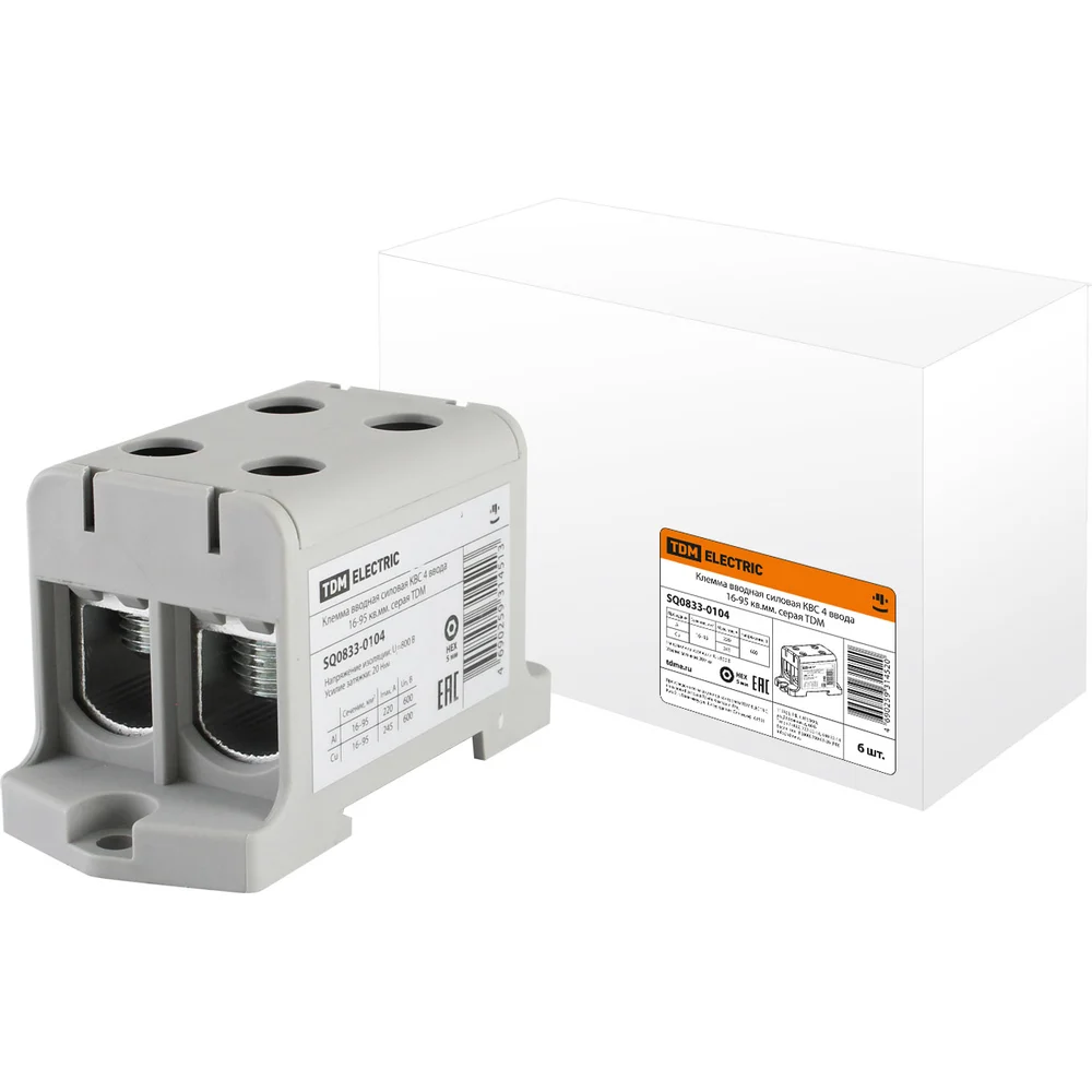Вводная силовая клемма TDM ELECTRIC КВС SQ0833-0104