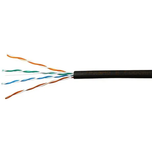 Кабель SKYNET CSL-UTP-4-CU-OUT UTP, кат.5E, 305м, 4 пары, медь, одножильный, черный