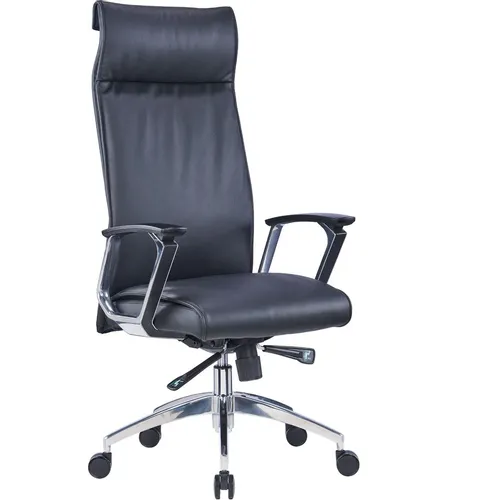 Кресло руководителя Cactus CS-LBK-BARSELONA, кожа, до 120кг, черный