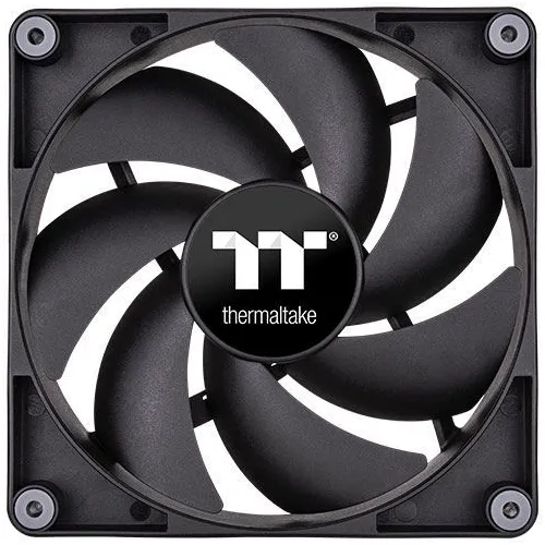 Вентилятор Thermaltake CT140 2шт, 140мм, 4-pin, 1500об/мин, 30.5 дБ, черный, Ret [cl-f148-pl14bl-a]