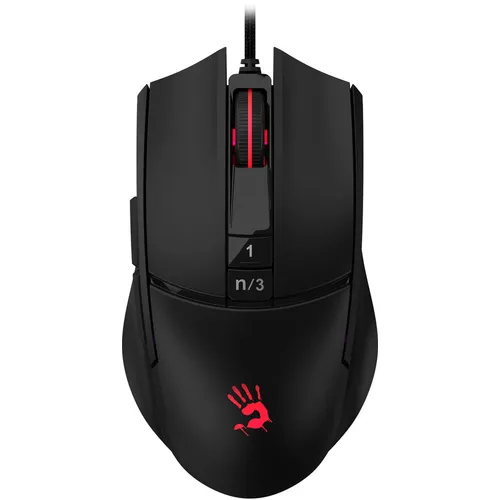 Мышь проводная A4TECH Bloody L65 Max, игровая, оптическая, USB, 12000dpi, черный [l65 max/stone black]