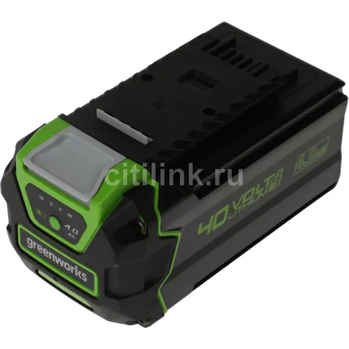 Батарея аккумуляторная GREENWORKS G40USB4, 40В, 4Ач, Li-Ion [2939507]