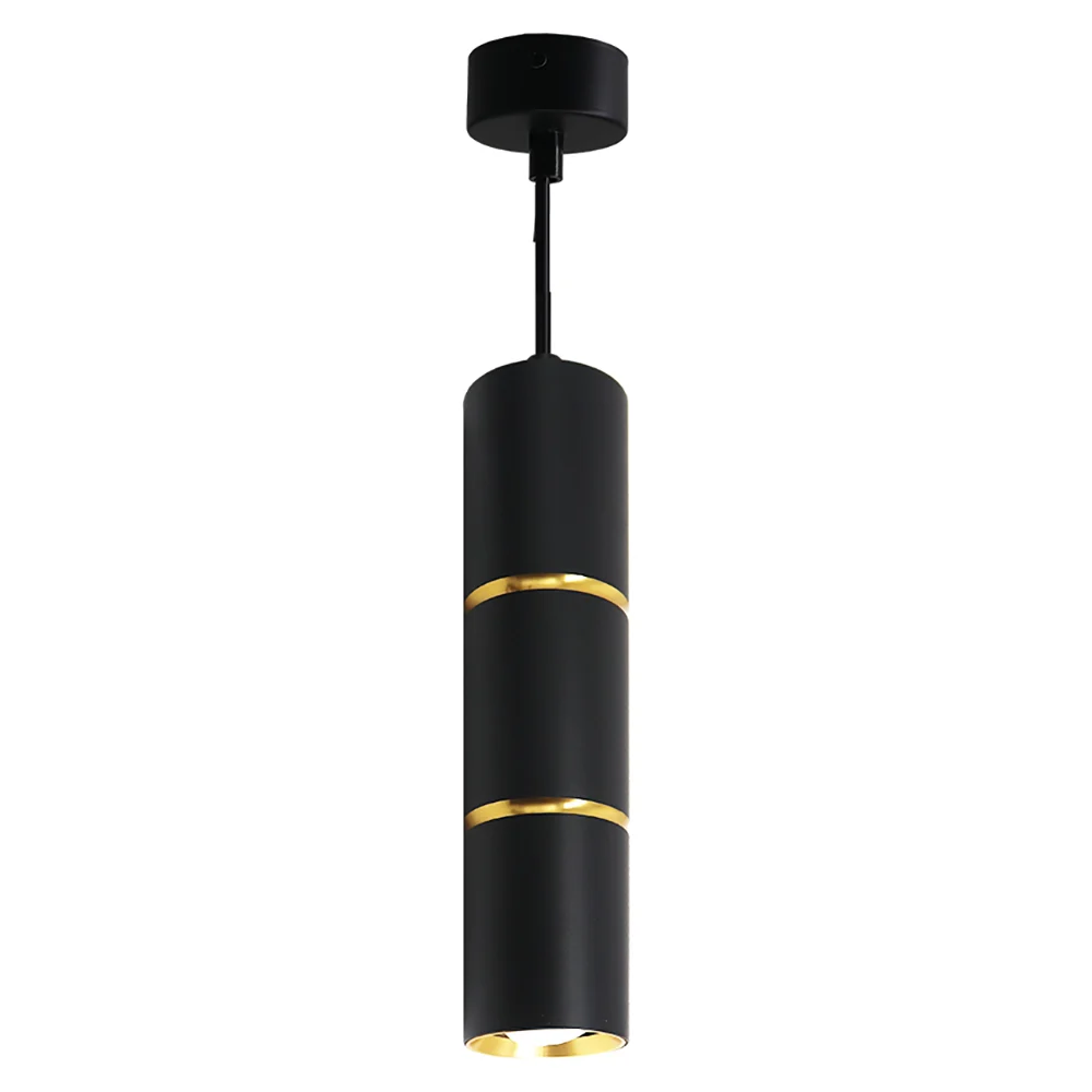 Потолочный светильник FERON ml1868 на подвесе mr16 35w, 230v, черный, золото 55x180 48647