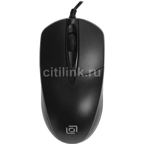 Мышь проводная Oklick 275M, оптическая, USB, 1200dpi, черный [412841]