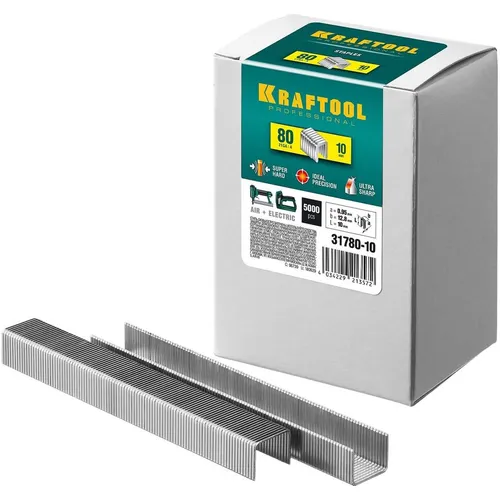 Скобы для степлера Kraftool 31780-10